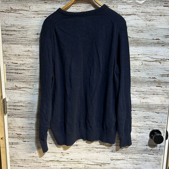🚩 Eddie Bauer long sleeve  v-neck sweater size large - Picture 7 of 9